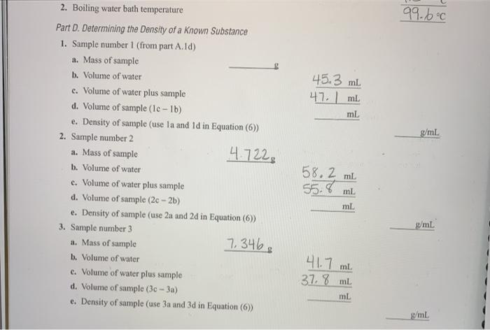 Solved 10 100 Ml 5 0 2 Ml 9 3 Ml Part B Measuring The Chegg Com