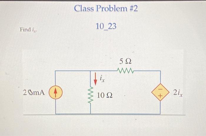 Find \( i_{x} \).