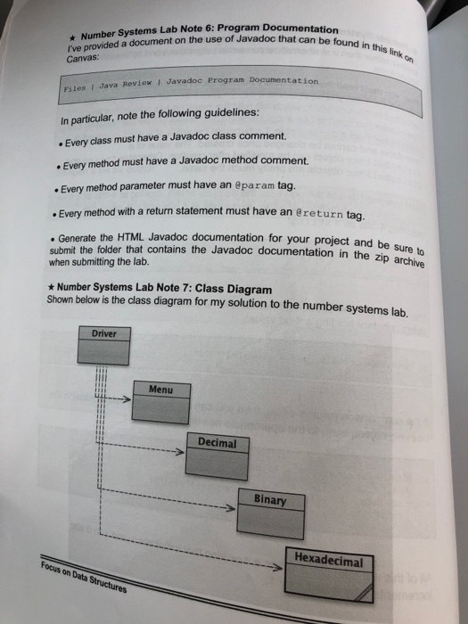 Solved Computer Lab: Number Systems Construct an | Chegg.com