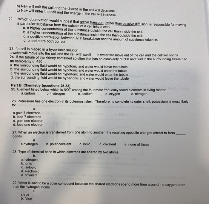 Solved 16. Each amino acid differs from others in the: a. | Chegg.com