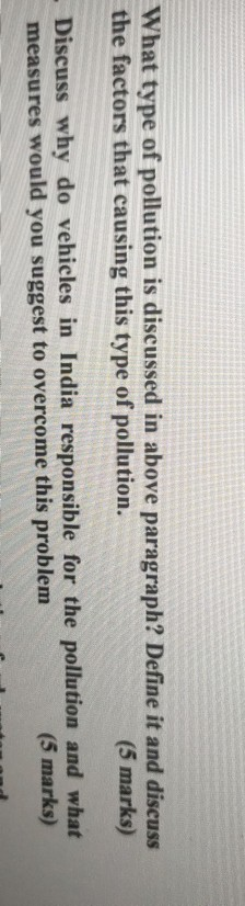 Solved 1. Read the following paragraph and answer the | Chegg.com