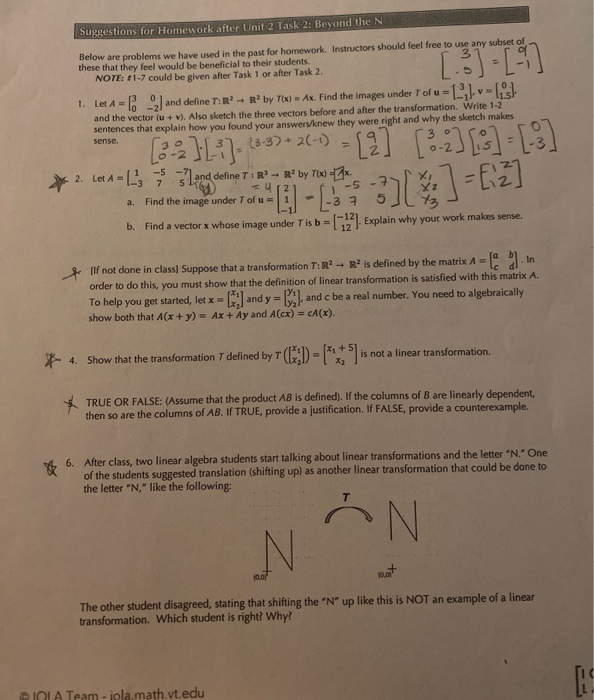 220Week1Notes - UgaBuga - Linear Algebra - Studocu