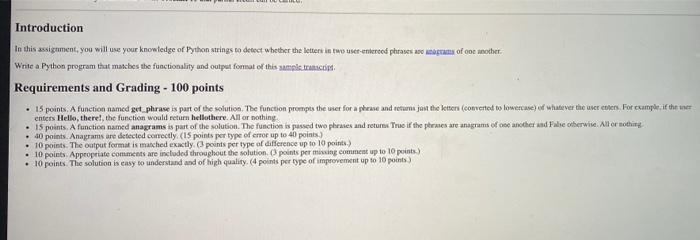 Solved Introduction In this assignment, you will use your | Chegg.com