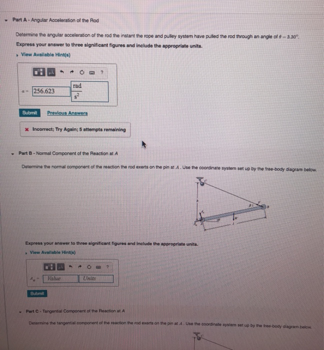 Solved Learning Goal: To Apply The Equations Of Motion To A | Chegg.com