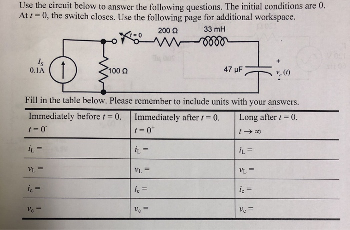 Solved Use the circuit below to answer the following | Chegg.com