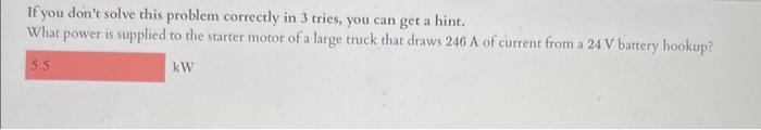 Solved If you don't solve this problem correctly in 3 tries, | Chegg.com