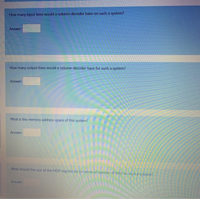 Solved Assume that the memory on a system is organized as a | Chegg.com