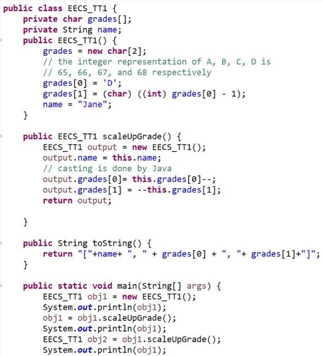 Solved You need to trace the following code for this | Chegg.com