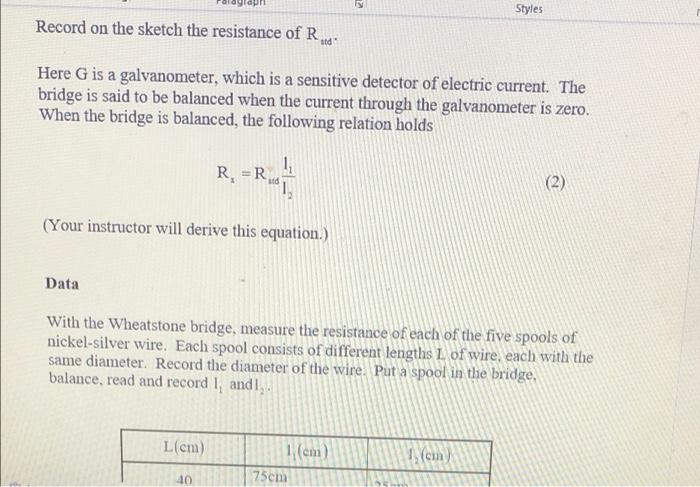Solved LABORATORY 3 Resistance and Resistivity Wheatstone | Chegg.com