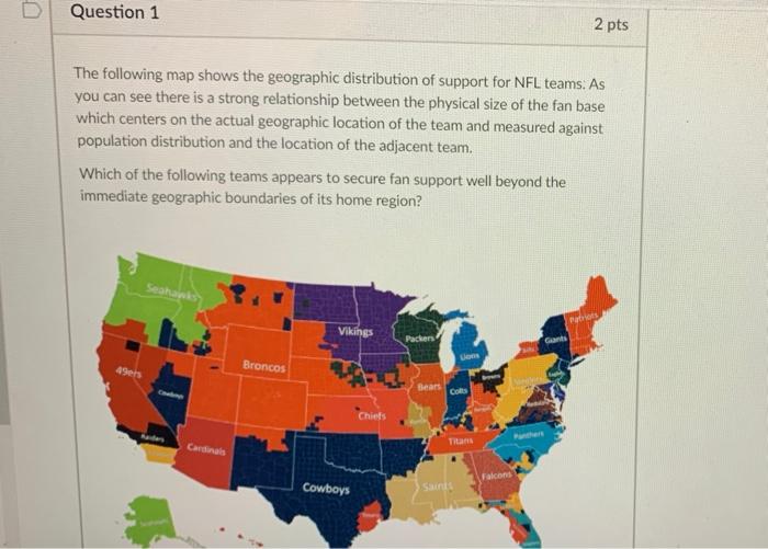 Nfl Teams Us Map 2025