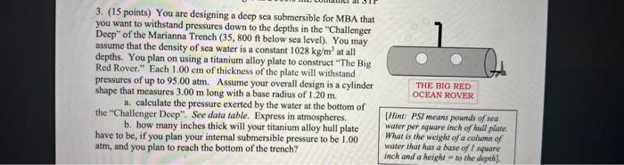 solved-3-15-points-you-are-designing-a-deep-sea-chegg