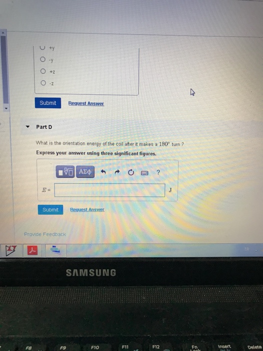 Solved Question 5 A quarter circular coil 18cm in radius | Chegg.com