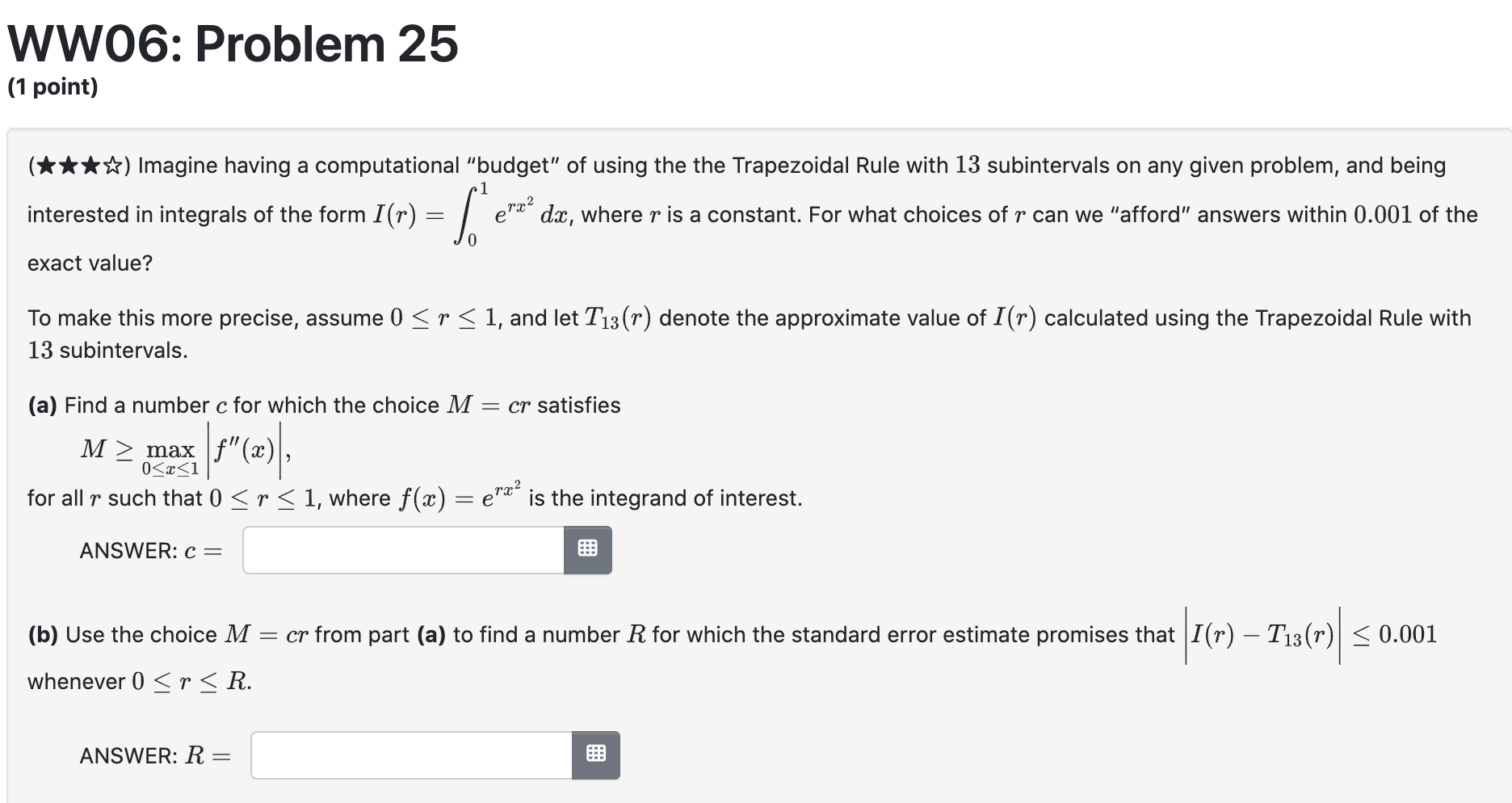 Solved Question 25: Imagine having a computational "budget" | Chegg.com