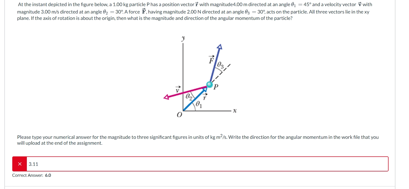 Solved At ﻿the instant depicted in ﻿the figure below, | Chegg.com