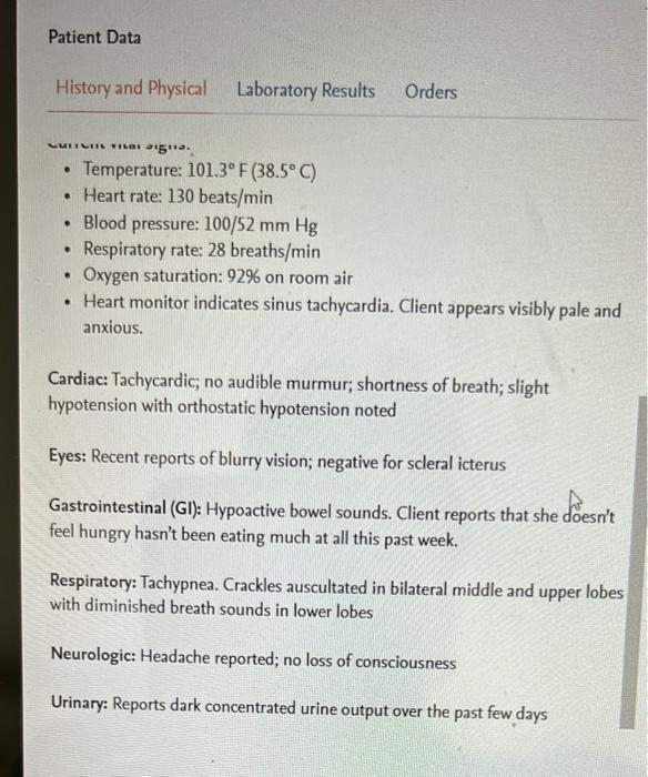 Solved An 82 yearold woman drove herself to the emergency