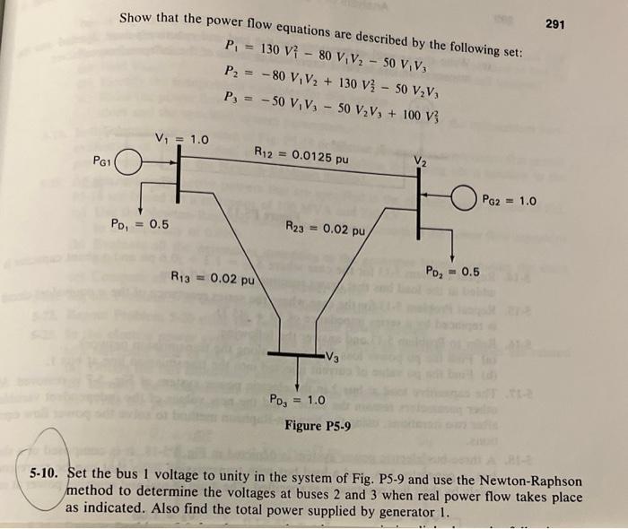 Solved Show That The Power Flow Equations Are Described By | Chegg.com