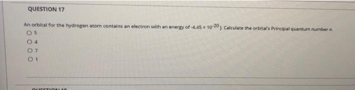 Solved Which of the following represents the orbital diagram | Chegg.com