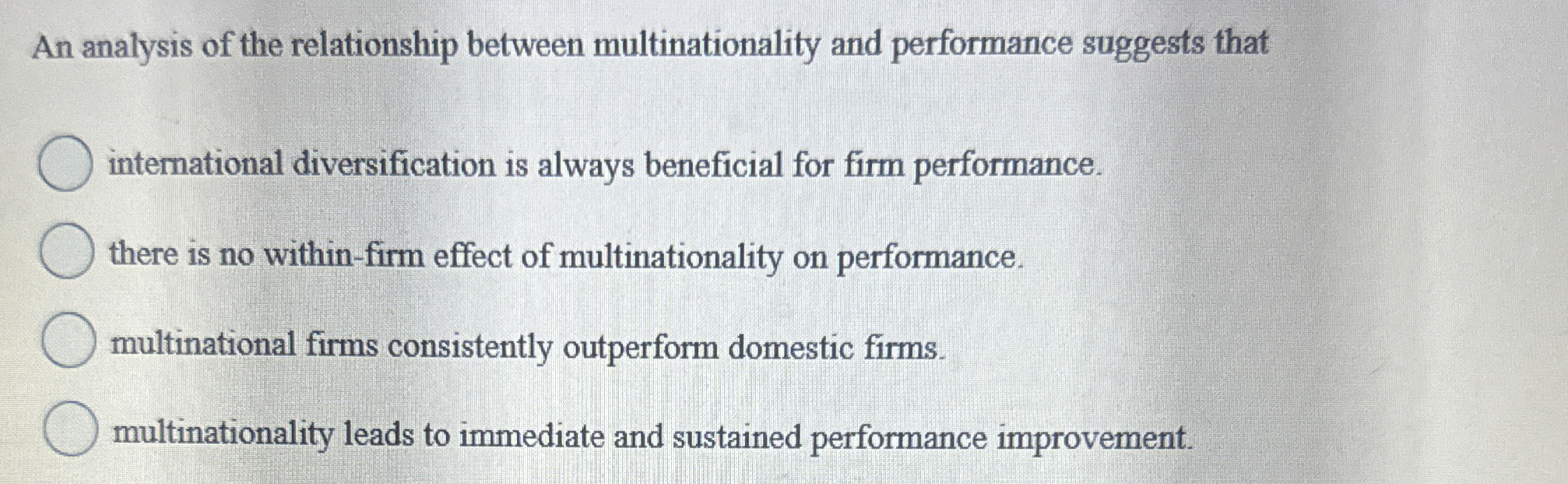 Solved An analysis of the relationship between | Chegg.com