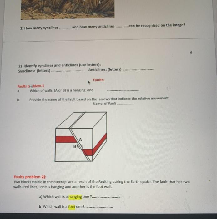 Solved Oldest Structural geology Problems: Folds: Folds | Chegg.com