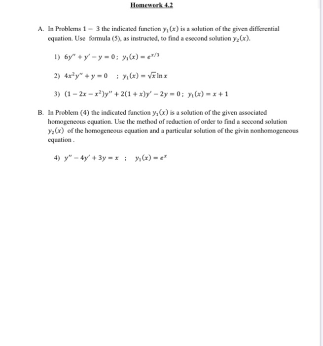 Solved 1 Determine The Largest Interval On Which There Chegg Com