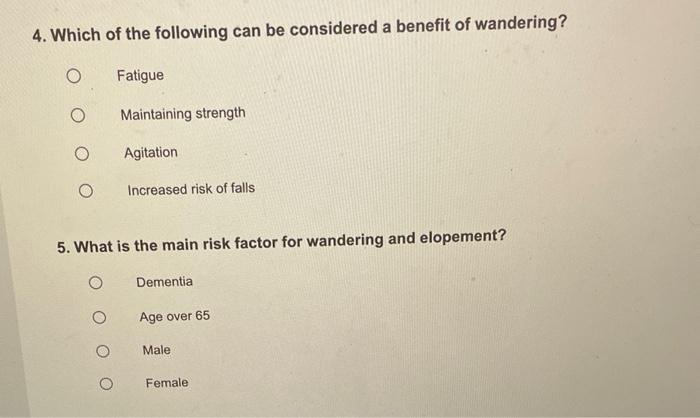 Solved 4. Which of the following can be considered a benefit 