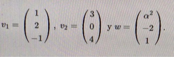 Solved Let the vectors v1, v2 and v3 be. a) Calculate the | Chegg.com