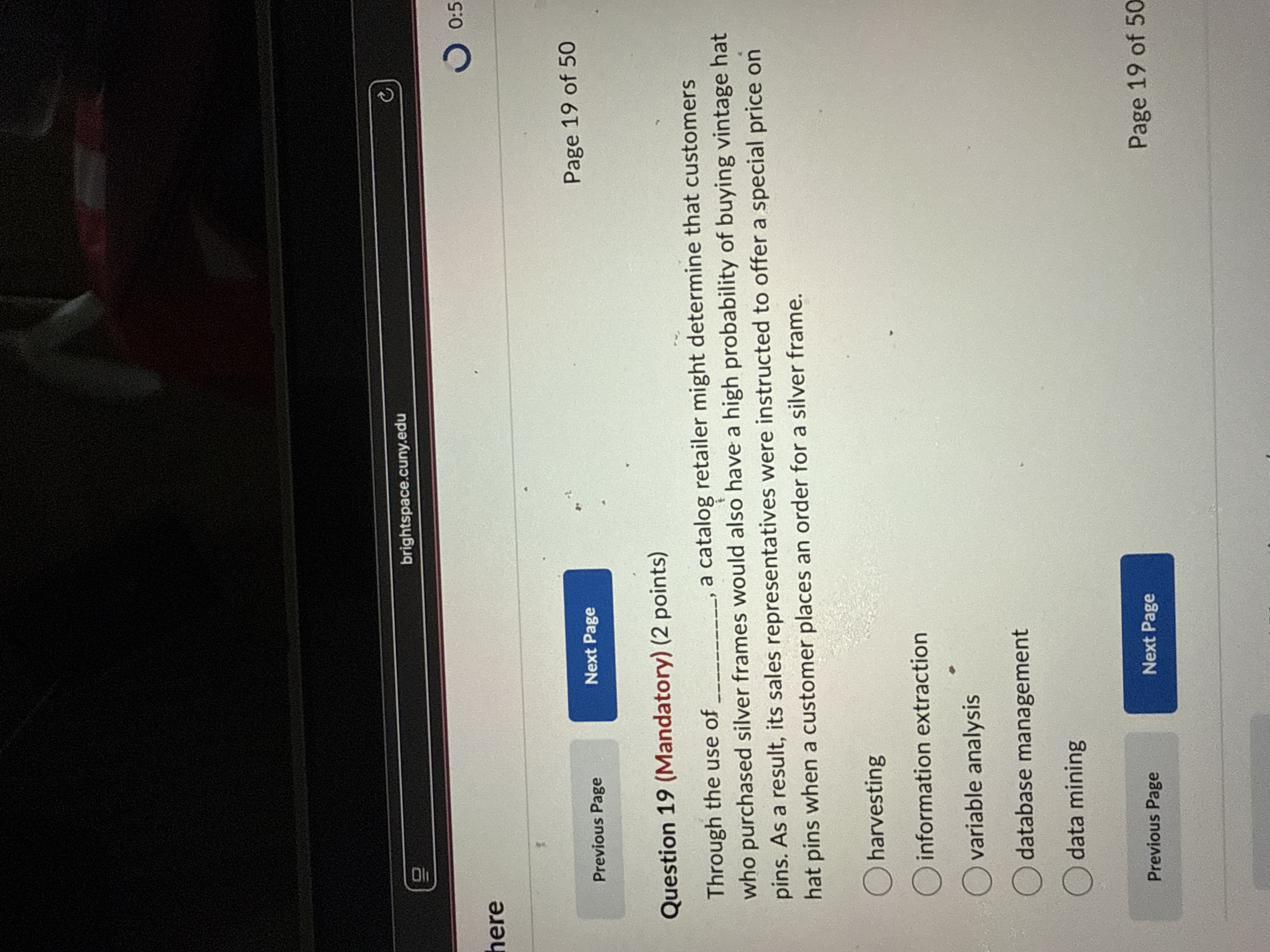 Solved Question 19 (Mandatory) (2 ﻿points)Through the use of | Chegg.com
