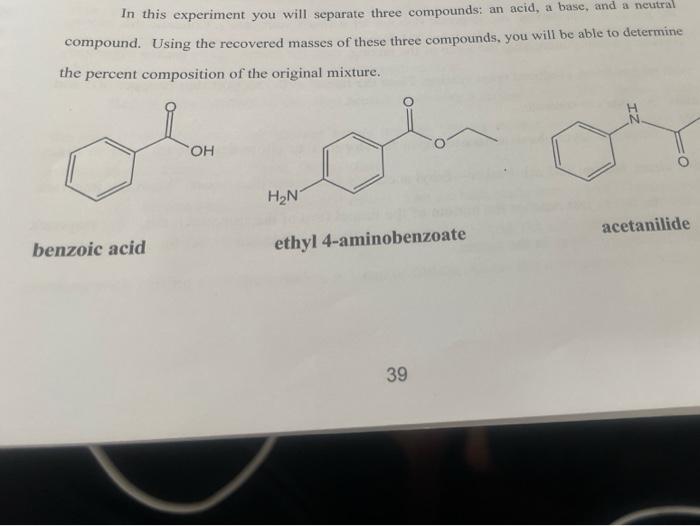 Solved O Reactions Reaction 1 The Reaction Of Benzoic Acid