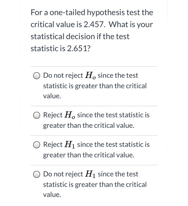 If R Is Greater Than Critical Value