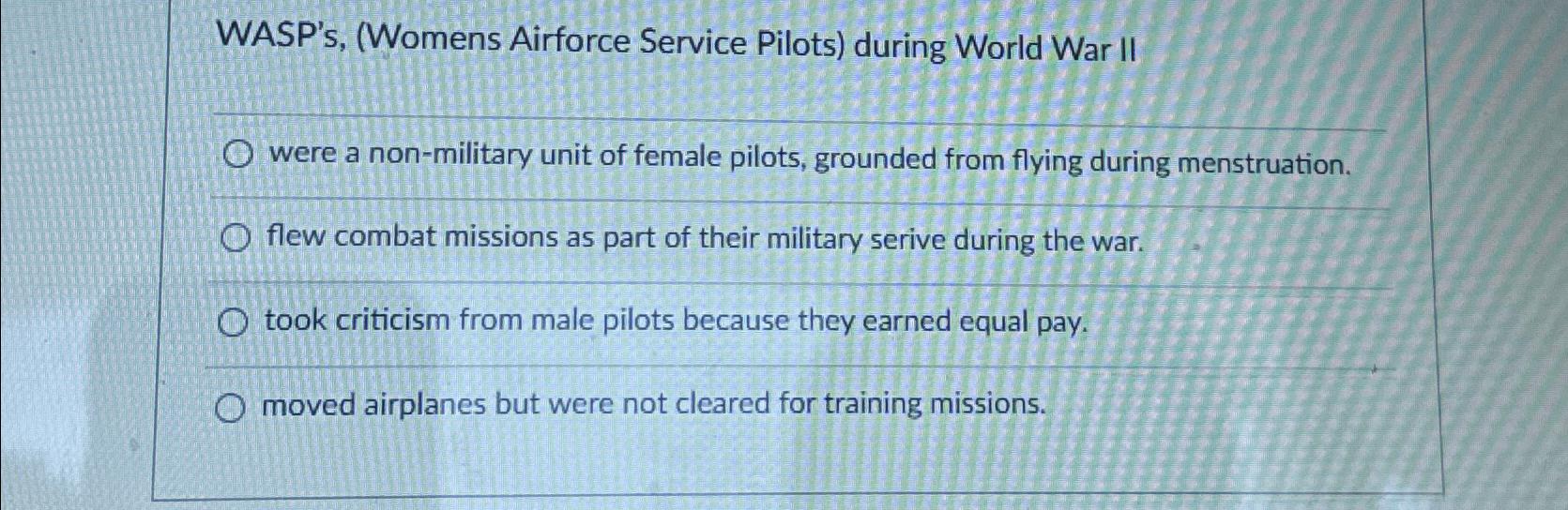 womens airforce service pilots