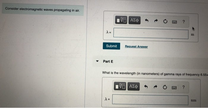 Solved Consider Electromagnetic Waves Propagating In Air