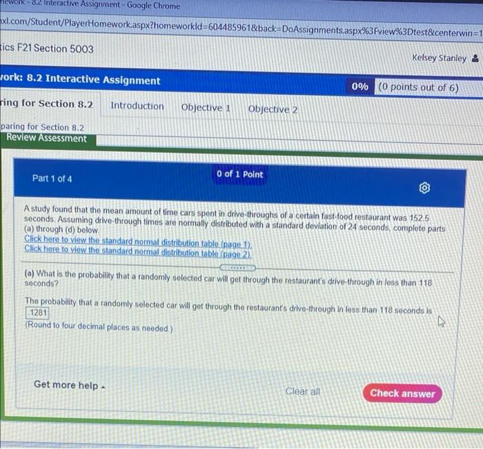 Solved 8.2 Interactive Assignment - Google Chrome | Chegg.com