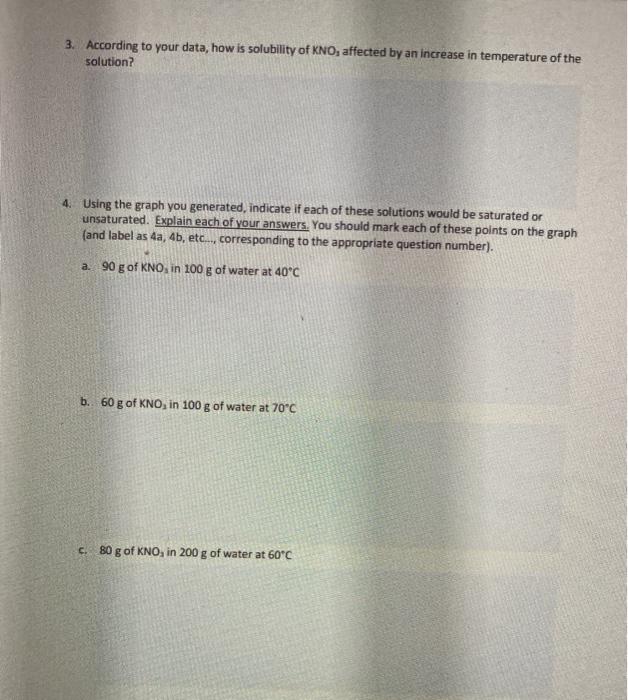 Solved EXPERIMENT 5 - EFFECT OF TEMPERATURE ON THE | Chegg.com