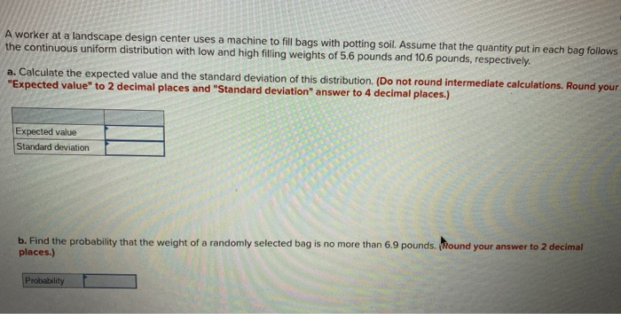 can you calculate weighted standard deviation continuous