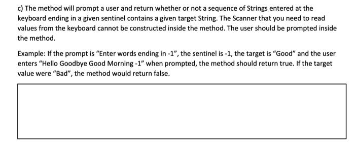 Solved Java Then, write only the method signature for the | Chegg.com