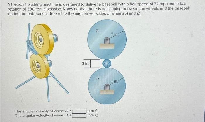 Solved A baseball pitching machine is designed to deliver a | Chegg.com