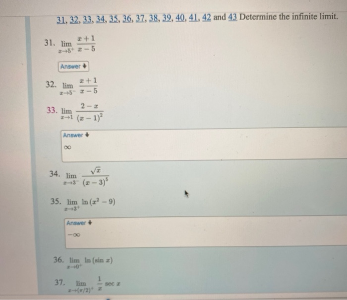 Solved i need help with questions 33, 35, and 39. i have the | Chegg.com