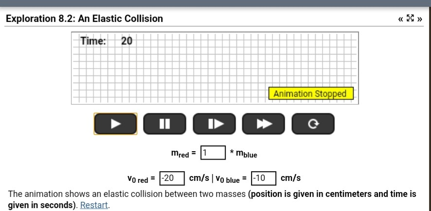 Solved: Worksheet For Exploration 8.2: An Elastic Collisio... | Chegg.com