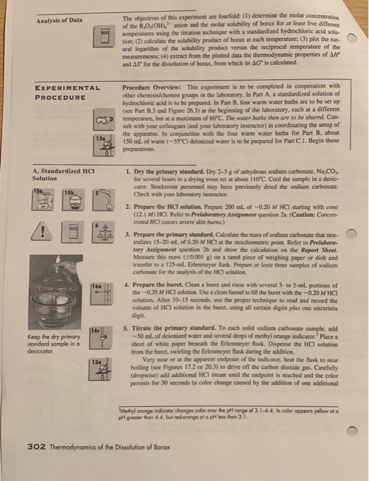 Experiment 26 Report Sheet Thermodynamics Of The 6131