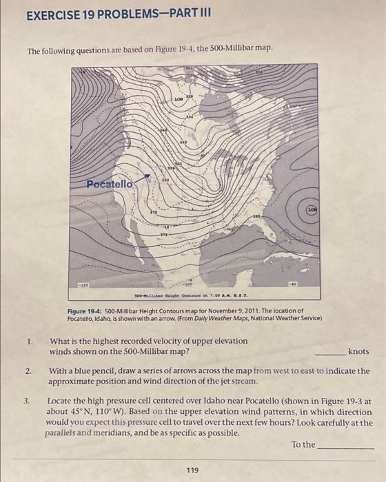 Solved EXERCISE 19 PROBLEMS-PART III The following questions | Chegg.com