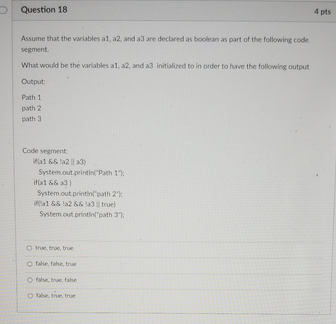 Solved Question 15 2 pts Consider the following code, what | Chegg.com