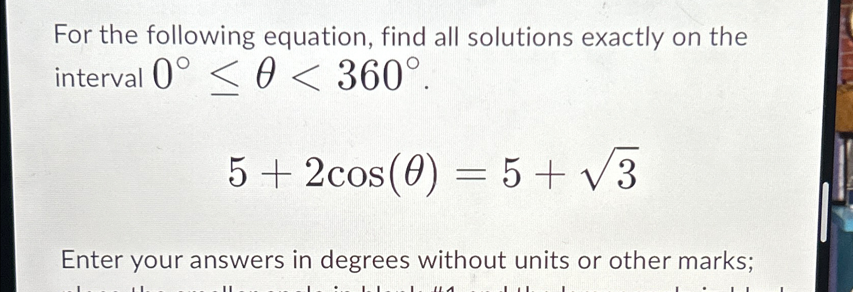 Solved For the following equation, find all solutions | Chegg.com