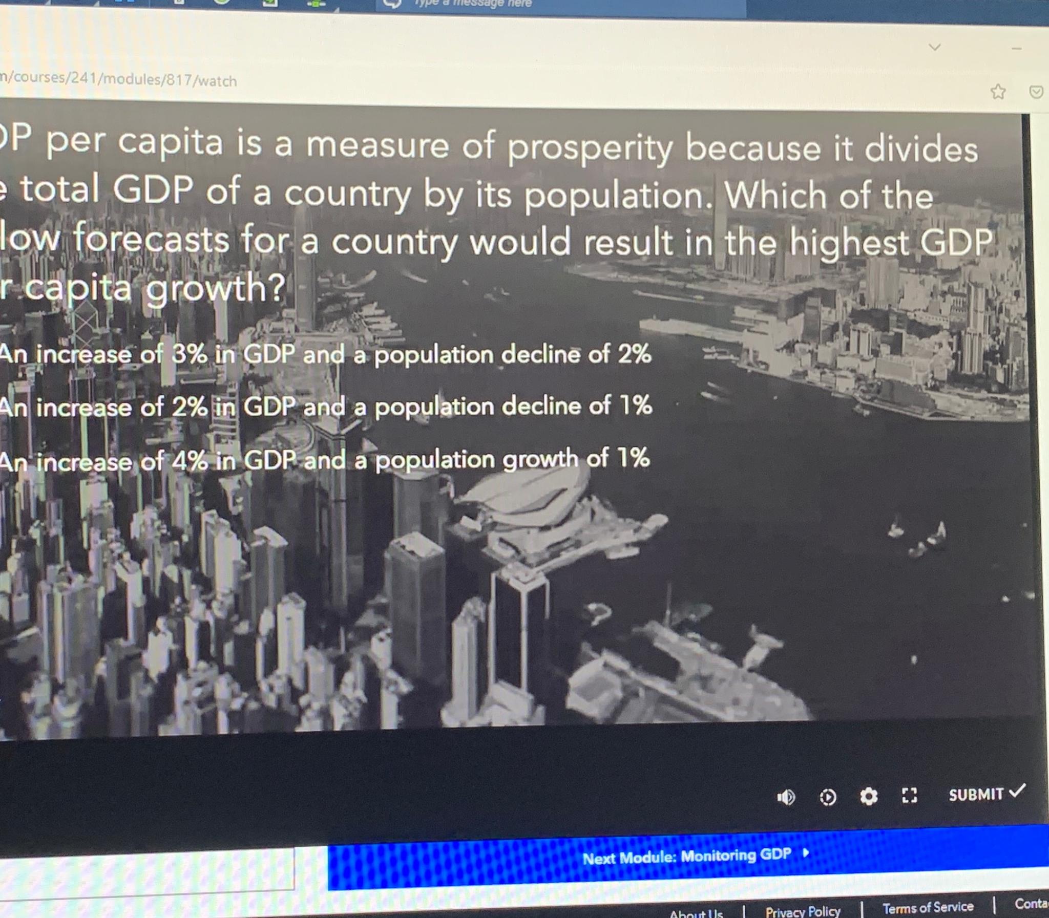 Solved P per capita is a measure of prosperity because it