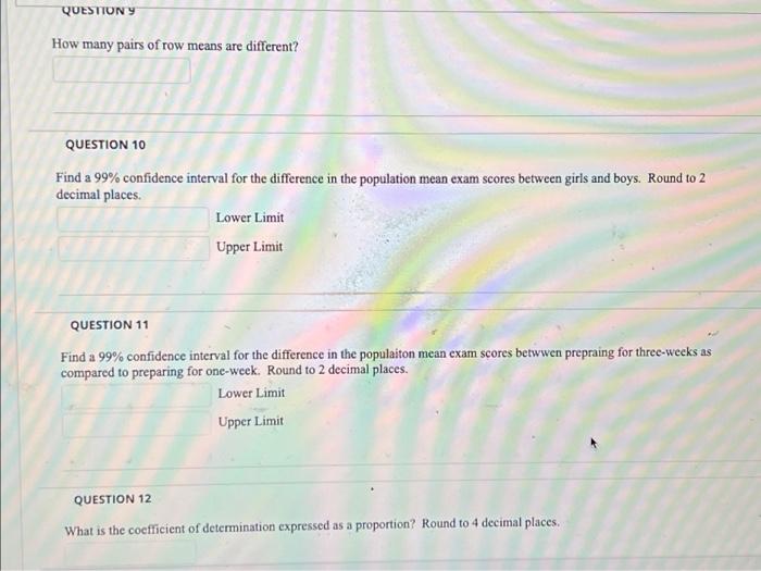 Solved An study was conducted to estimate if there is a | Chegg.com