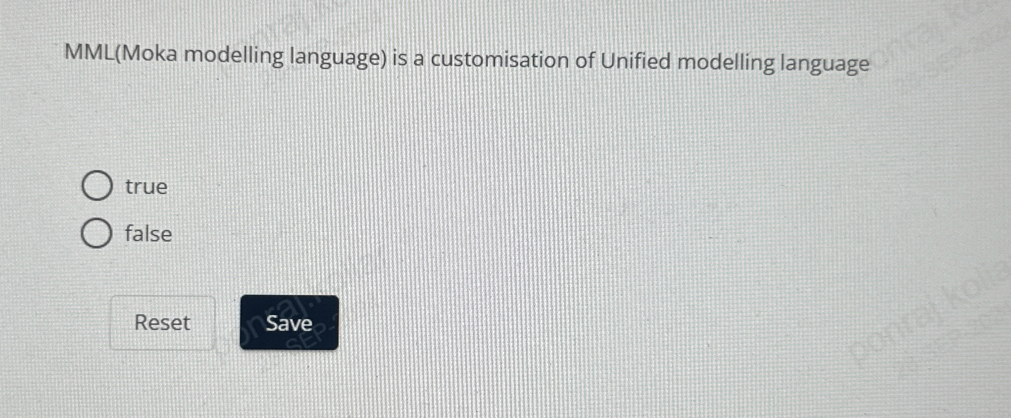 Solved MML(Moka modelling language) ﻿is a customisation of | Chegg.com