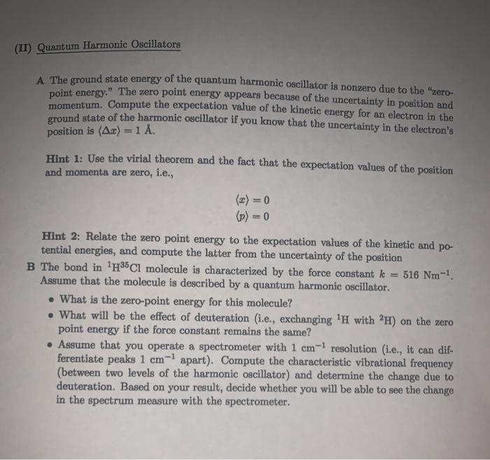 ground state of the quantum harmonic oscillator