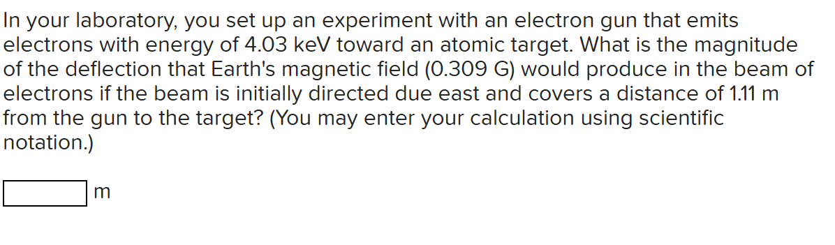 Solved In your laboratory, you set up an experiment with an | Chegg.com