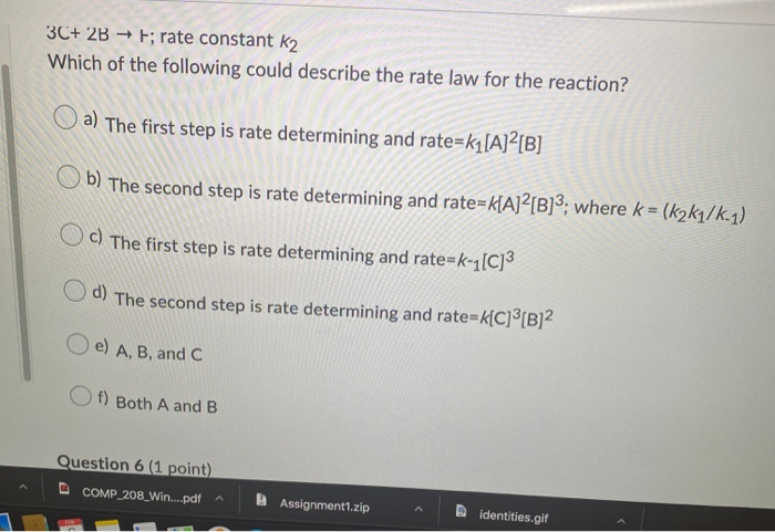 Solved Consider The Following Reaction: 2A + B + E Using | Chegg.com