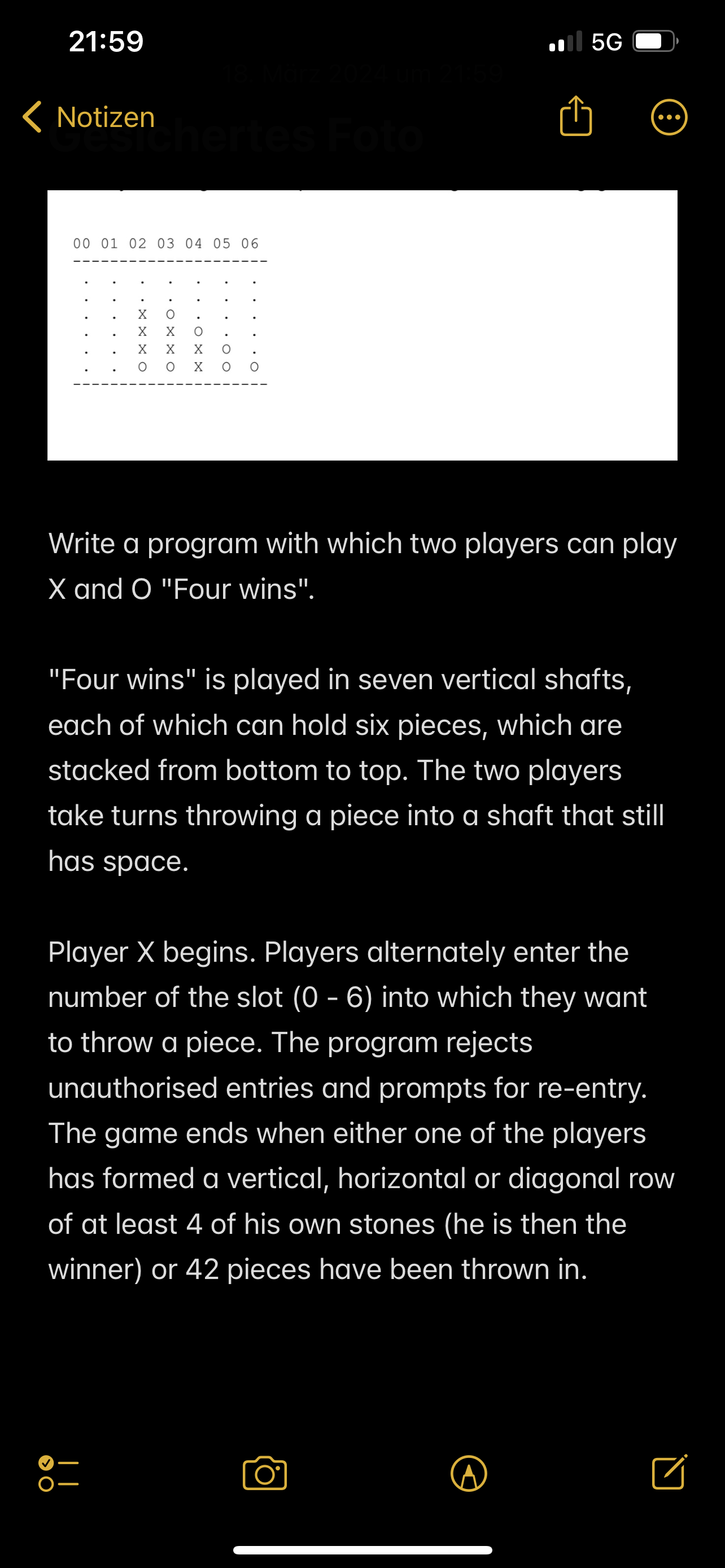 Solved Write a program with which two players can play X and | Chegg.com