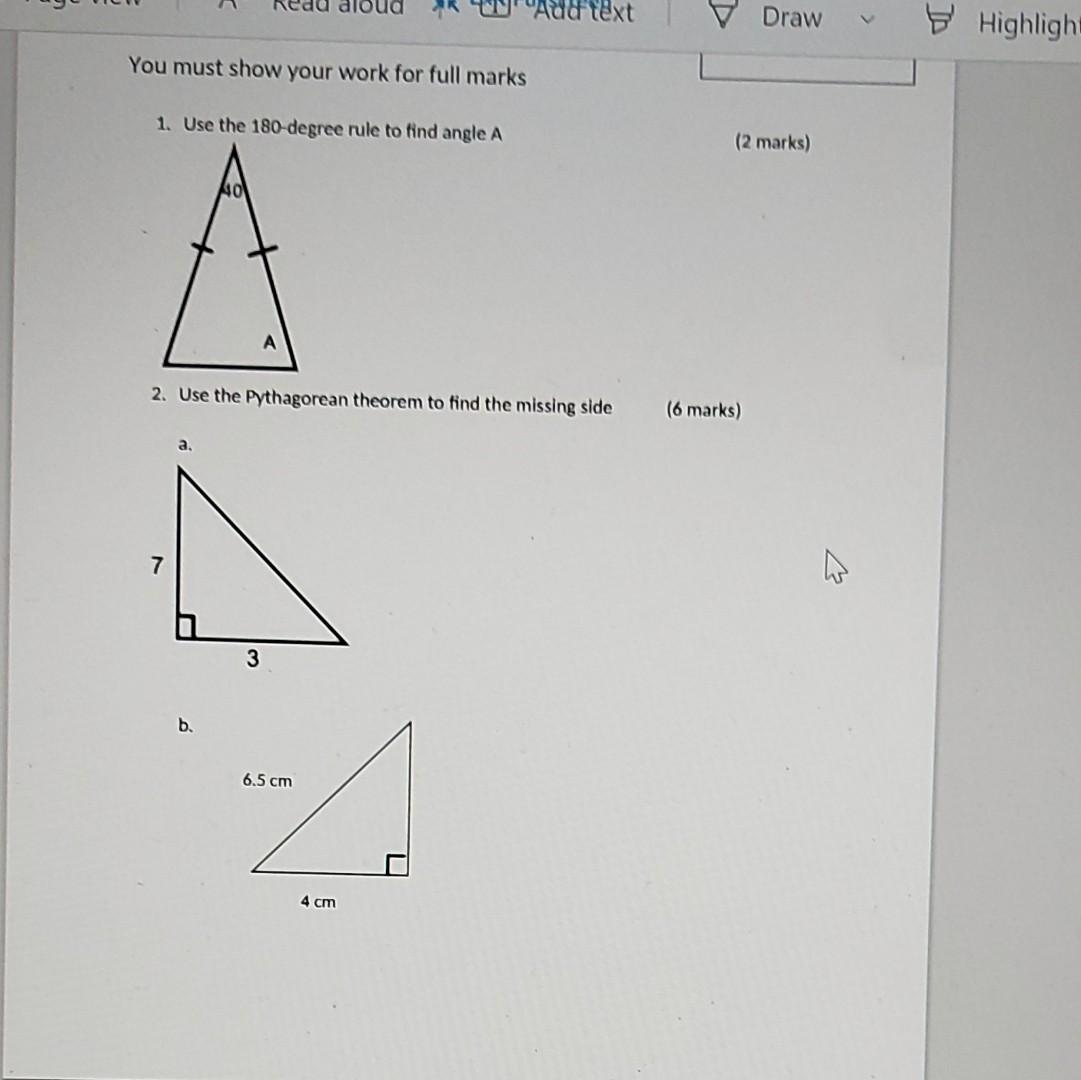 Solved You must show your work for full marks 1. Use the | Chegg.com